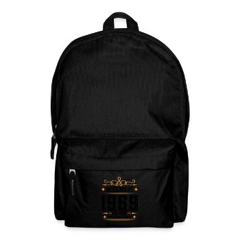 né en DÉCEMBRE 1969, 53 ans, cadeau d'anniversaire - Sac à dos - noir - Devant