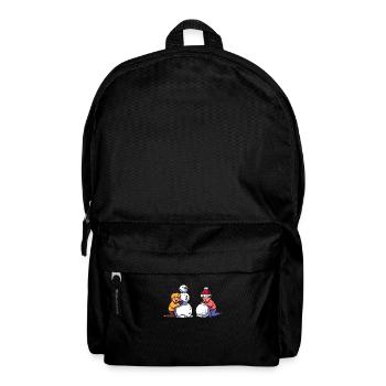 Bonhomme de neige pour enfants - Sac à dos - noir - Devant