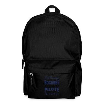 c'est compliqué d'être un Bogosse et un Pilote. - Sac à dos - noir - Devant
