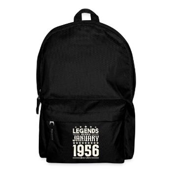 Geschenklegende Januar 1956. Geschenk Januar 1956. - Rucksack - Schwarz - Vorne