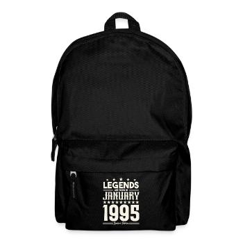 Gift legend January 1995. Gift January 1995. - Backpack - black - Front