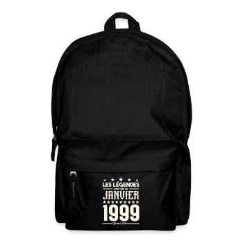 cadeau d'anniversaire janvier 1999. Janvier 1999. - Sac à dos - noir - Devant
