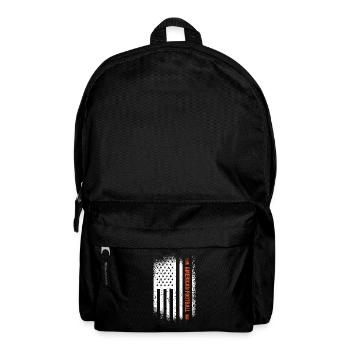 Sport Us Flag American Football - Backpack - black - Front