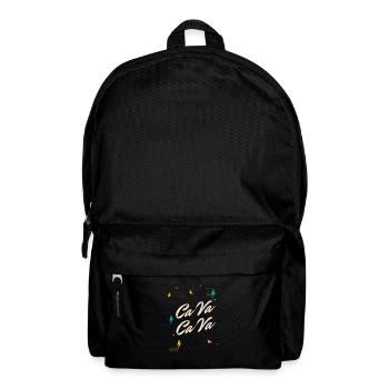 CA VA Design in Pop Art style - Backpack - black - Front