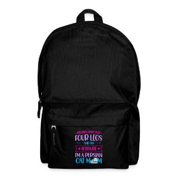Chat persan Chat Amoureux Propriétaire de chat Persan Longhair C - Sac à dos - noir - Devant