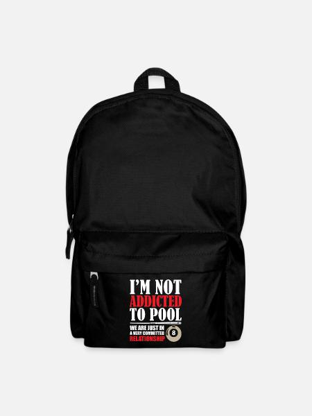 Billiard Addicted - Rucksack - Schwarz