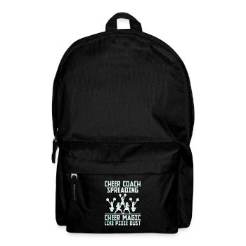 Cheerleading Coach Cheer Coach Cheerleader Cheer T - Backpack - black - Front