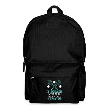 Squashspieler Squash-Tennisspieler Raquetball-Spor - Rucksack - Schwarz - Vorne