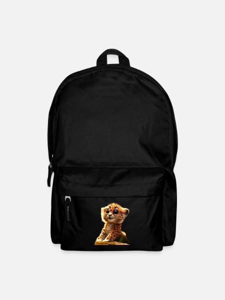 Gepard Sonnenbrille Cheetah Katzen Süße Geparden - Rucksack - Schwarz