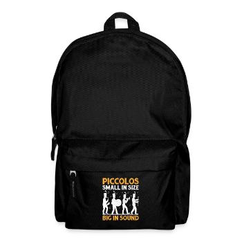 Marching Band Sayings Funny Marching Instruments - Backpack - black - Front