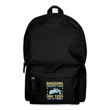 Cornhole Spieler Cornhole Sport Lustig Cornhole Be - Rucksack - Schwarz - Vorne