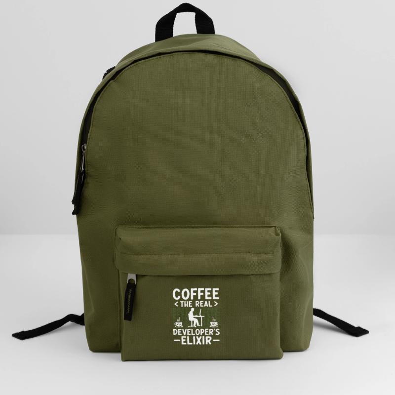 Coffee Coding Programmer Coder Developer Nerd Coff Backpack