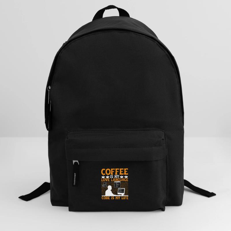 Kaffee-Codierung Programmierer Programmierer Entwickler Nerd Coff Rucksack