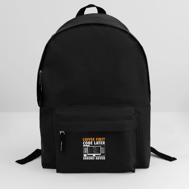 Coffee Coding Programmer Coder Developer Nerd Coff Backpack