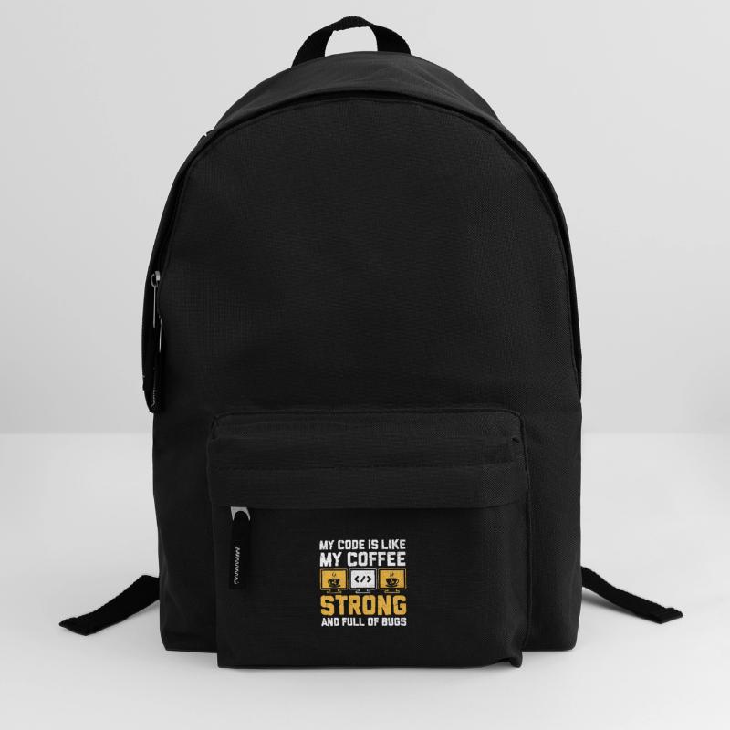 Coffee Coding Programmer Coder Developer Nerd Coff Backpack