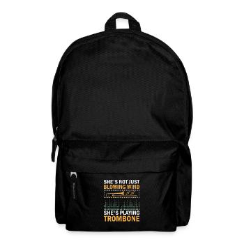 Posaunist Posaunist Marching Band Posaune - Rucksack - Schwarz - Vorne