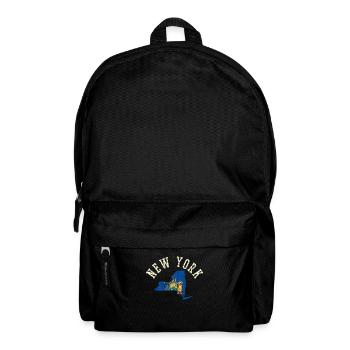 New York Flag Patriotic Design USA Love - Backpack - black - Front