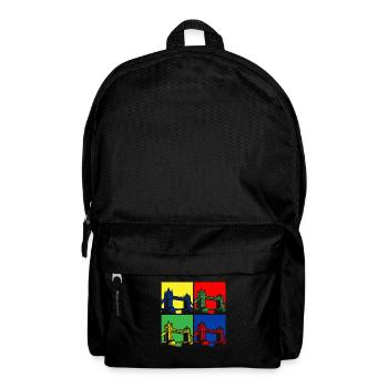 London Bridge - Rucksack - Schwarz - Vorne