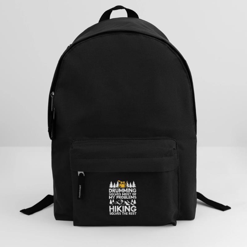 Drumming Solves Most Of My Problems Hiking Solves Backpack