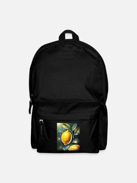 Gesunde Zitrone Zitrone - Rucksack - Schwarz