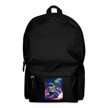Fantastisches Blaubeer-Grafik-T-Shirt-Design - Rucksack - Schwarz - Vorne