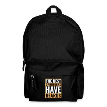 Die besten Gärtner haben Bärte Gärtner Bart - Rucksack - Schwarz - Vorne