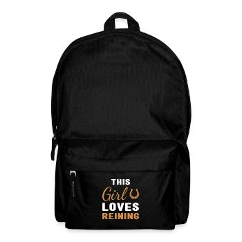 Reiner This Girl Loves Reining - Backpack - black - Front