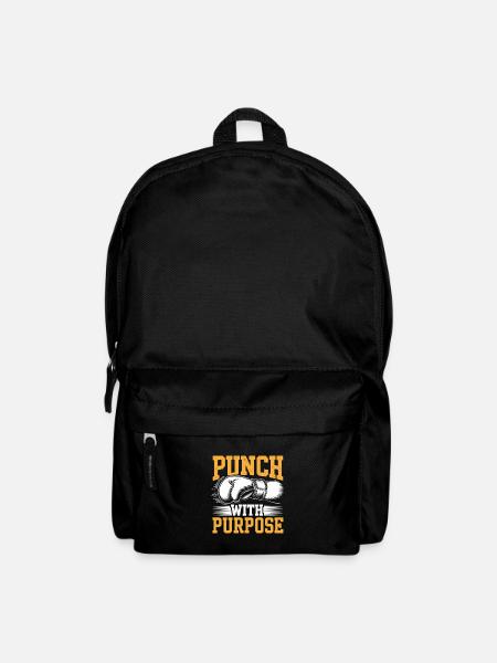 Punch avec but Boxer Sports Gym de musculation - Sac à dos - noir