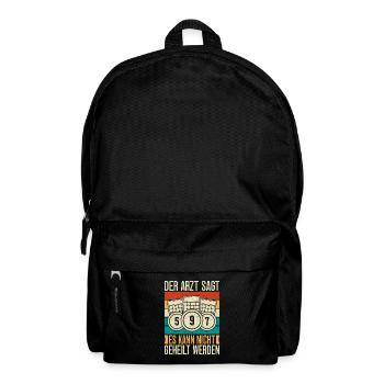 Bingo Game Der Arzt Sagt Kann Nicht Geheilt Werden - Rucksack - Schwarz - Vorne