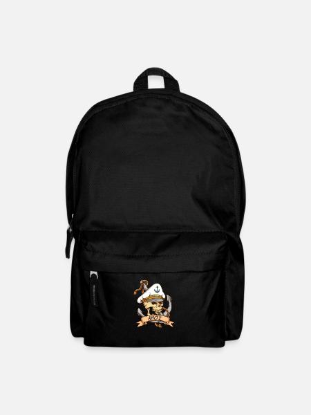 Matrose Ahoi Anker Totenkopf - Rucksack - Schwarz