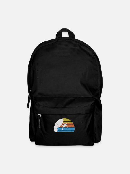 Rock climber for climbing friends - Backpack - black