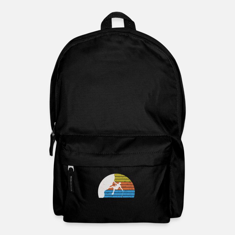 Rock climber for climbing friends - Backpack - black