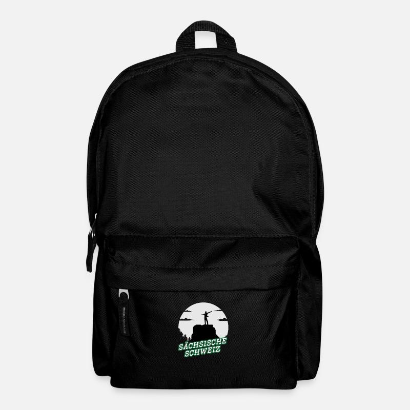 Sächsische Schweiz Wandern Sachsen Pofen Geschenk - Rucksack - Schwarz