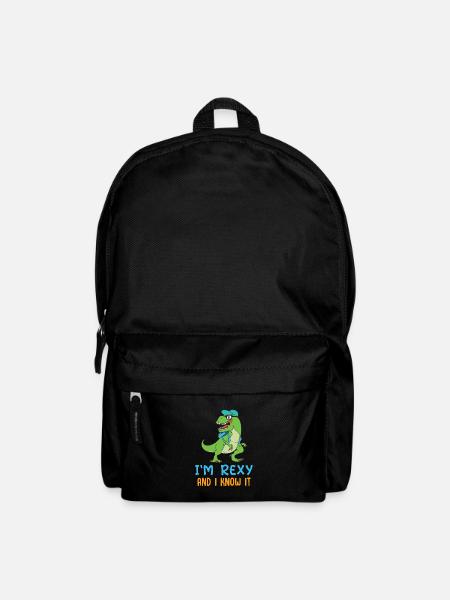 Im Rexy and i know it - cooler T-Rex - Rucksack - Schwarz