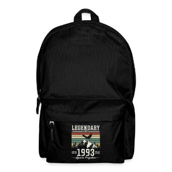 Legendary since 1993 vintage birthday gift - Backpack - black - Front