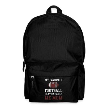 My Favorite Football Player Call... - Rucksack - Schwarz - Vorne