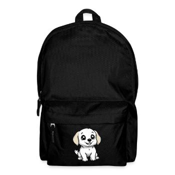Labrador Chien Mignon - Sac à dos - noir - Devant