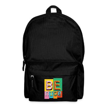 Be nice - Backpack - black - Front