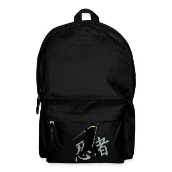 ninja kanji (A, 3c) - Sac à dos - noir - Devant