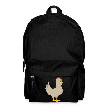 Huhn - Rucksack - Schwarz - Vorne