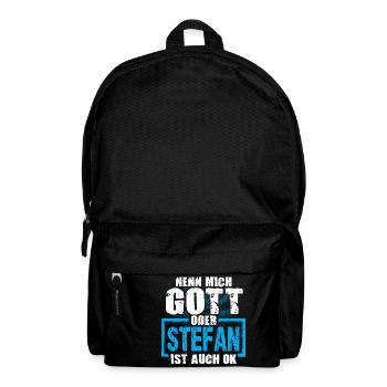 STEFAN - ok - Rucksack - Schwarz - Vorne