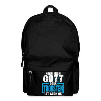 THORSTEN - ok - Rucksack - Schwarz - Vorne