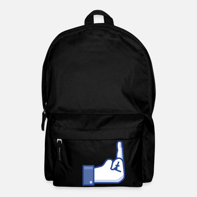 Middefinger to FB - Backpack - black