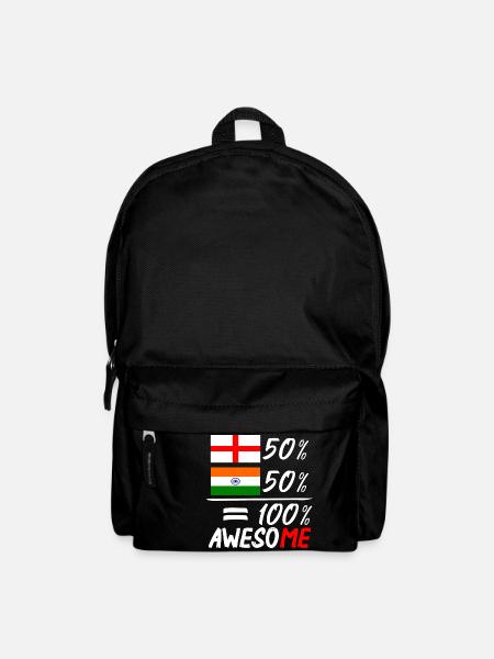 Half English Half Indian - Backpack - black