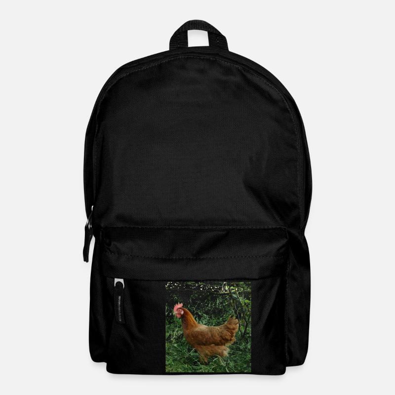 Huhn - Rucksack - Schwarz