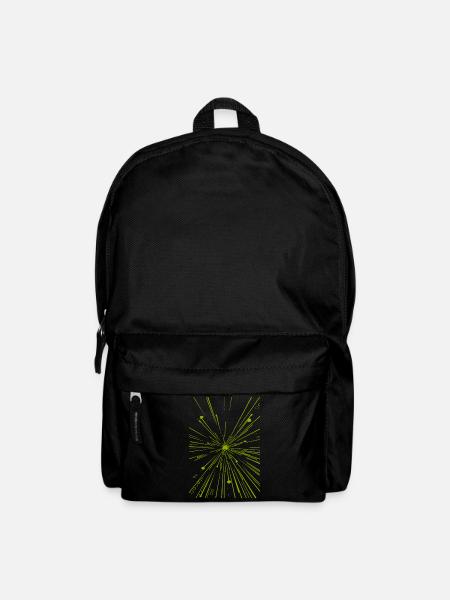 Limettenstern Explosionsdesign - Rucksack - Schwarz