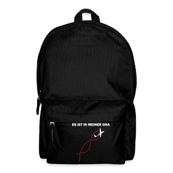 DNA Segelflieger Geschenkidee T-Shirt - Rucksack - Schwarz - Vorne