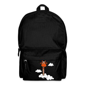 Giraffe in the clouds - Sweet Long Neck - Backpack - black - Front