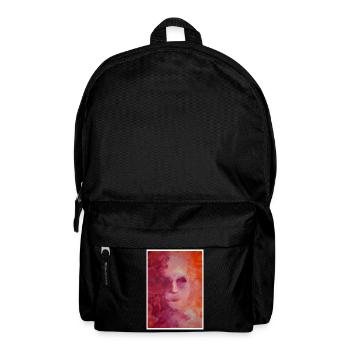 Original Art Print "Harlequin" - Backpack - black - Front