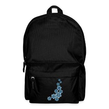 flocons de neige - Sac à dos - noir - Devant